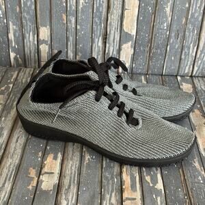 Arcopedico Shoes Lace Up Women Size 38 US 7.5 Gray Knit Textile Upper